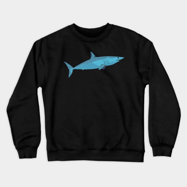 Shortfin Mako Shark Crewneck Sweatshirt by NorseTech